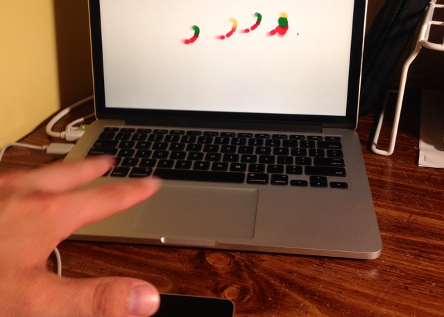 Experimental Leap Motion + D3.js project.